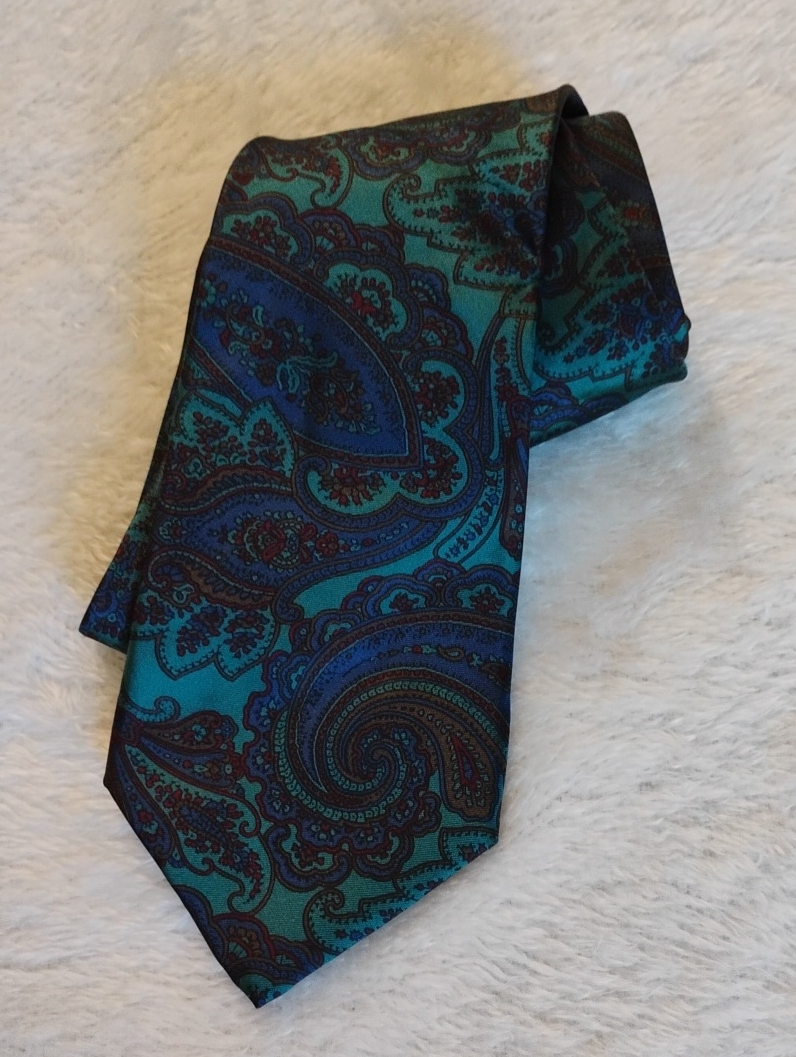 Cellini Vintage Paisley Silk Tie